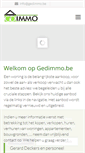 Mobile Screenshot of gedimmo.be